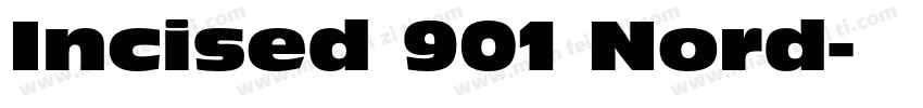 Incised 901 Nord字体转换